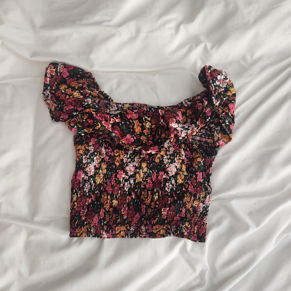 Off shoulder top and skirt